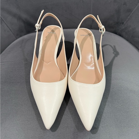 Mango kitten heel sling back pumps - Picture 2 of 8